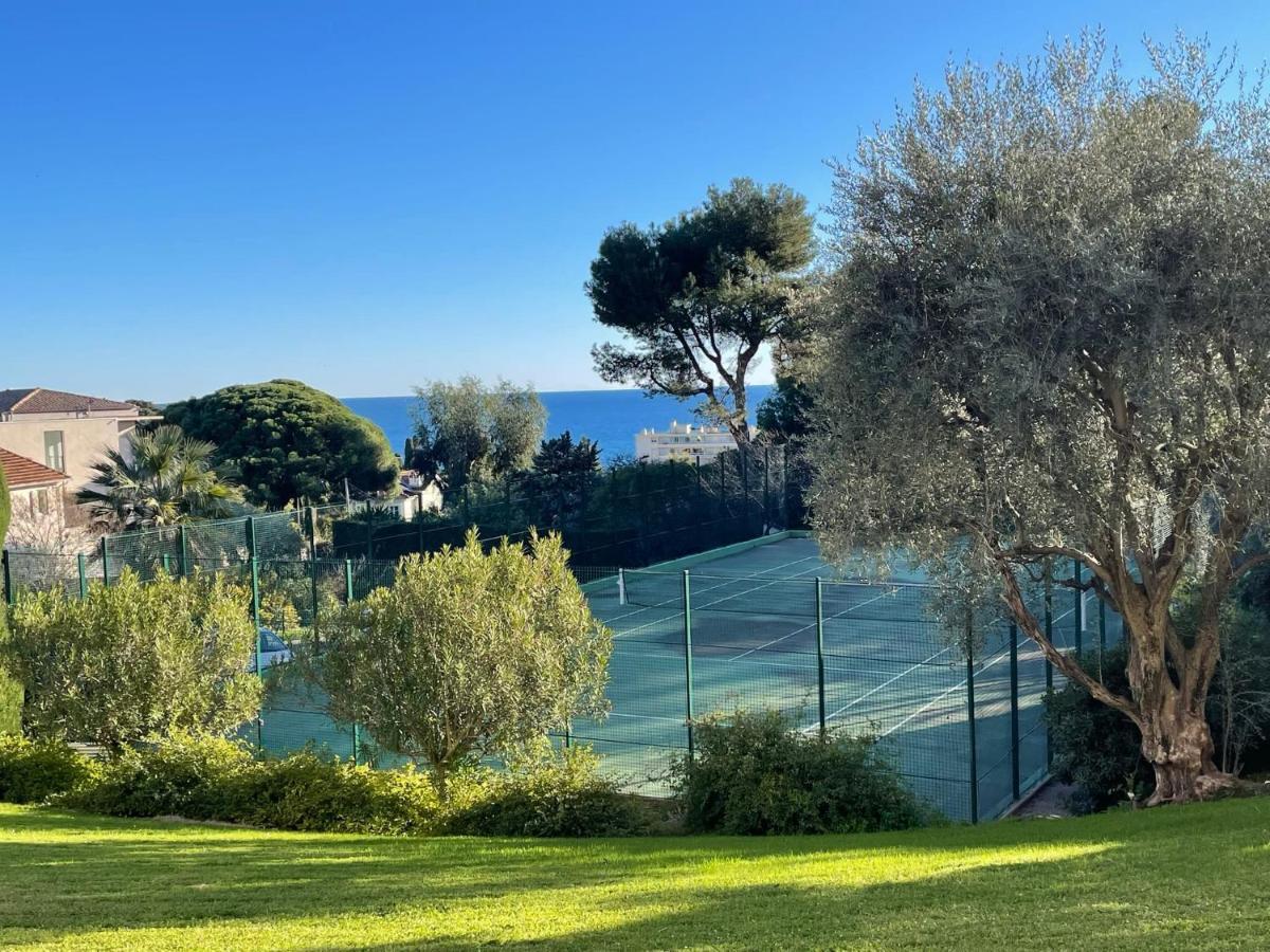 C012-Appartement Confortable Avec Piscine, Tennis Et Grand Parc カンヌ エクステリア 写真